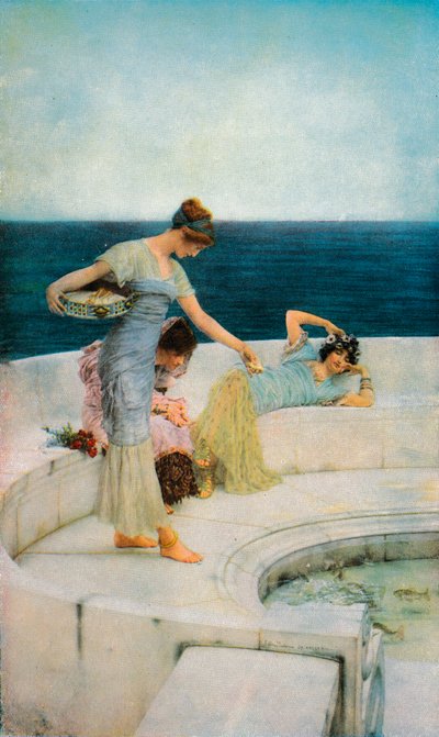 Ezüst kedvencek, c1903, 1918 alkotó: Lawrence Alma Tadema