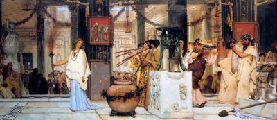 A szüreti fesztivál alkotó: Lawrence Alma-Tadema