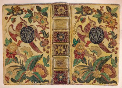 „Le Monnier által aláírt mozaikkötés, amely Maria Josepha of Saxony monogramját viseli”, 1750 19 alkotó: Le Monnier