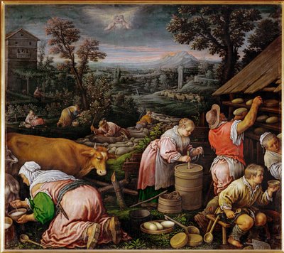 May (festmény vászonra) alkotó: Leandro da Ponte Bassano