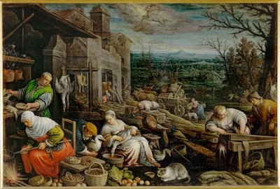 November (festmény vászonra) alkotó: Leandro da Ponte Bassano