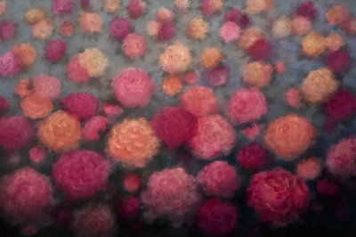 Peony Penché, 2025 (olaj, vászon) alkotó: Lee Campbell