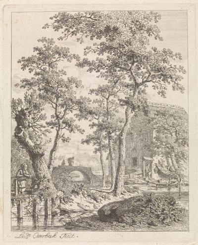 Boerderij aan het water Landschappen met figuren (series title)   1330857   hu       hungarian Successfully Translated  Original: Plate 129, from A Curious Herbal Translat: Plate 129, from 