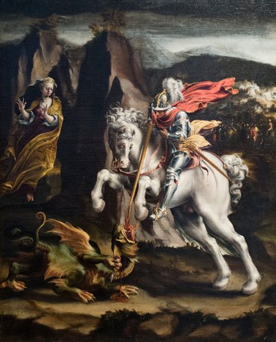 Szent György és a sárkány, Lelio Orsi alkotó: Lelio Orsi da Novellara