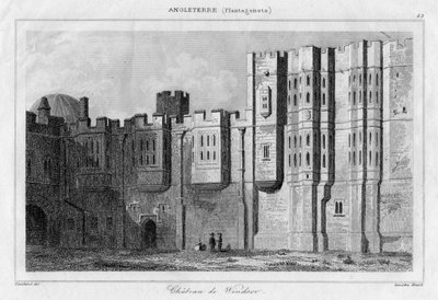 Windsori kastély, Berkshire, 19. század alkotó: Lemaitre
