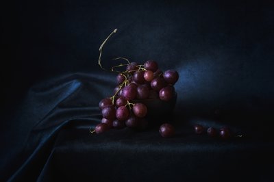 Gazdag, lila szőlő alkotó: Lenka