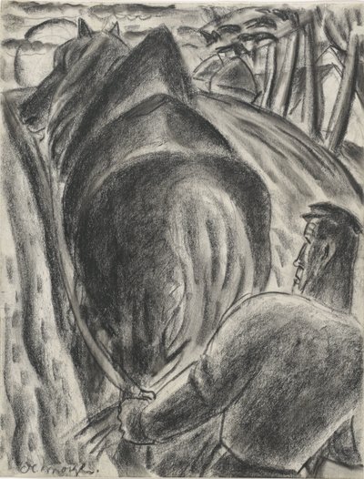 A reggel (cím a tárgyon) alkotó: Leo Gestel (signed by artist)