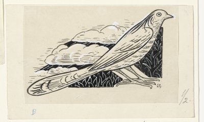 galamb alkotó: Leo Gestel (signed by artist)