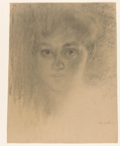 Egy nő arca alkotó: Leo Gestel (signed by artist)
