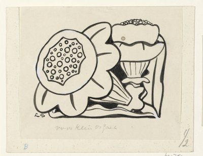 két virág alkotó: Leo Gestel (signed by artist)