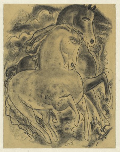 Két ló alkotó: Leo Gestel (signed by artist)