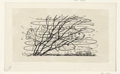 Két hal a vízben alkotó: Leo Gestel (signed by artist)