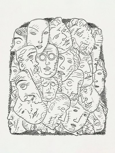 Maszkok alkotó: Leo Gestel