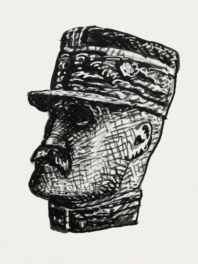 Ferdinand Foch (kb. 1891–1941) portréja alkotó: Leo Gestel