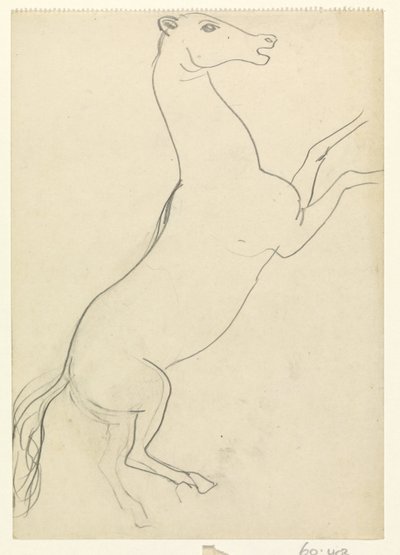 Tenyészló sörény nélkül alkotó: Leo Gestel