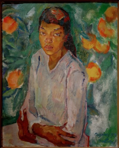 Julia a narancsbokornál alkotó: Leo Putz