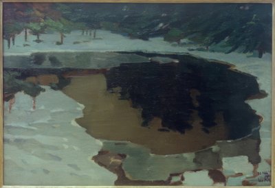 Moorsee im Winter alkotó: Leo Putz