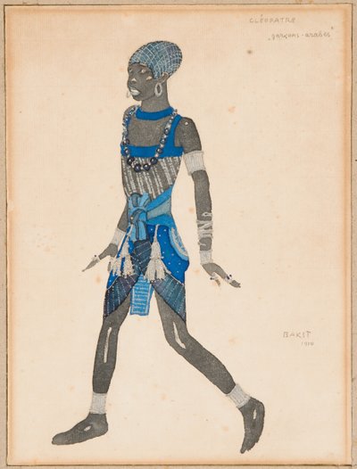 A Kleopátra jelmezterve, 1910 alkotó: Leon Bakst