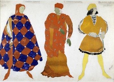 Bakst jelmez a „San Sebastian mártírjához” alkotó: Leon Bakst