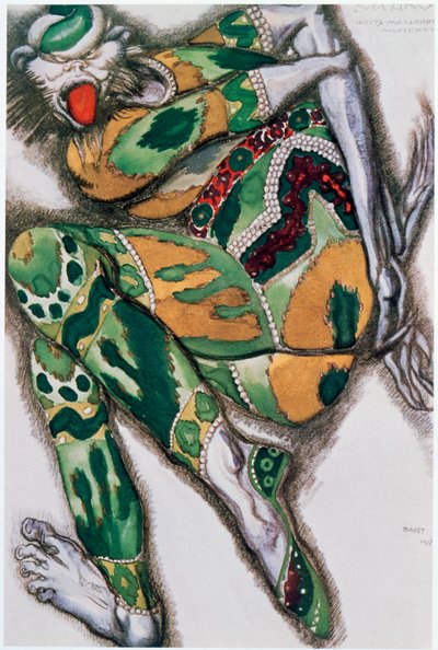 Seefenfel jelmezterve, Sadkoból, 1917 alkotó: Leon Bakst