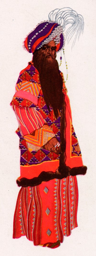 Le Sultan Samarcande, 1922, 1923 alkotó: Leon Bakst