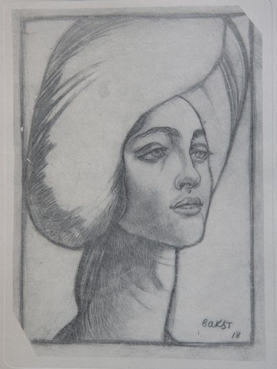 Madame T. portréja, 1918 alkotó: Leon Bakst