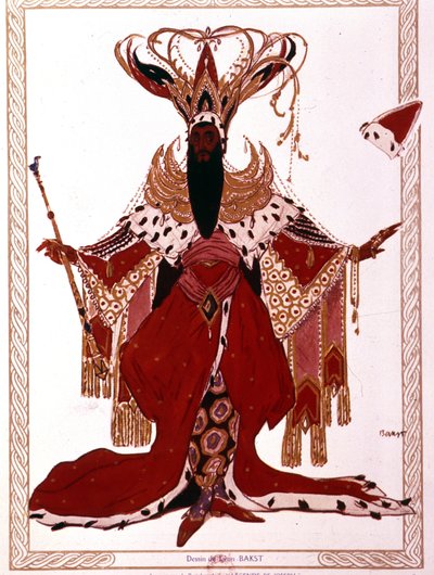 Richard Strauss "" József legendája "" Párizsi Opera, 1914. május. Leon Bakst jelmeze alkotó: Leon Bakst