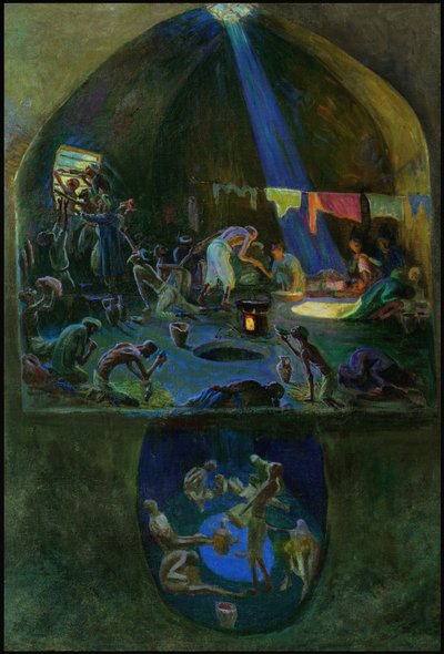 A Zindan börtön, 1930-as évek. alkotó: Leon Bure