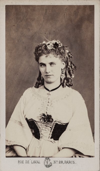 Christine Nilsson portréja 1843-1921. alkotó: Leon Cremiere