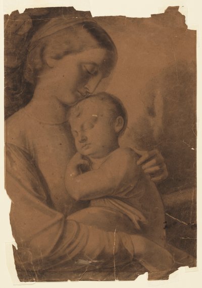 Madonna és gyermeke alkotó: Leon Dabo