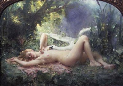 A hattyú diadala alkotó: Leon Francois Comerre