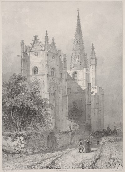 Hennebont templom, Bretagne alkotó: Leon Gaucherel