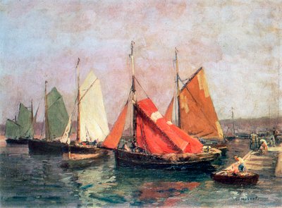 Breton tengerpartja, 1907-1915 alkotó: Leon Hubert