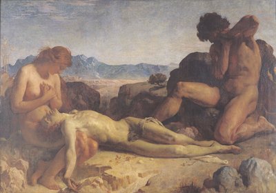 Ádám és Éva megtalálják Ábel holttestét alkotó: Leon Joseph Florentin Bonnat