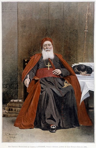 Lavigerie bíboros, Afrika főemlőse. Leon Bonnat portréja (1888-as szalon). alkotó: Leon Joseph Florentin Bonnat