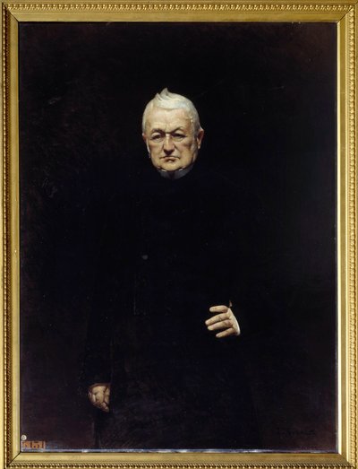 Adolphe Thiers (1797-1877) köztársasági elnök portréja Leon Joseph Bonat (1833-1922) festménye 19. század V. 1,15x0,92 m. alkotó: Leon Joseph Florentin Bonnat