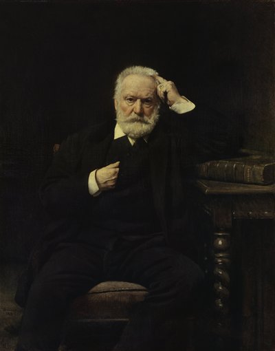 Victor Hugo (1802-85) portréja 1879 alkotó: Leon Joseph Florentin Bonnat