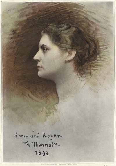 Tanulmányozd Rose Caron profilját alkotó: Leon Joseph Florentin Bonnat