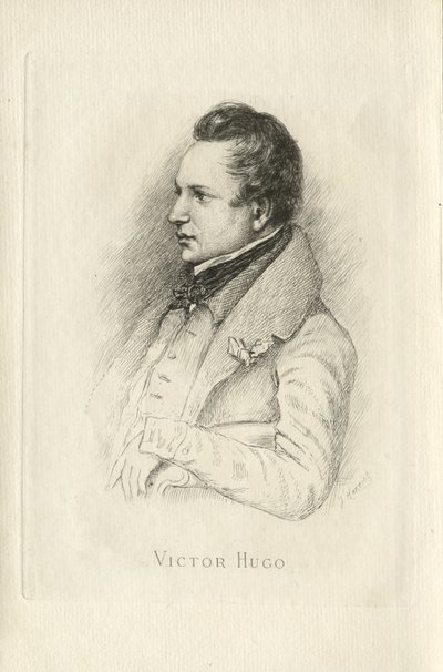 Victor Hugo portréja 1802-1885 alkotó: Leon Noel
