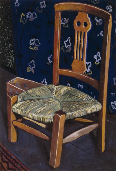 Madeleine széke; La Chaise de Madeleine – Madeleine széke, 1925 körül (gouache a kártyán) alkotó: Leon Spilliaert