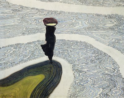 Nő a partvonalon alkotó: Leon Spilliaert