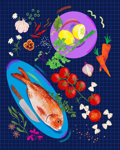 Ízek palettája, 2025 (digitális) alkotó: Leona Tsiara