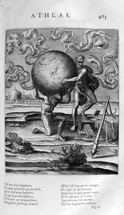Atlasz, 1615 alkotó: Leonard Gaultier