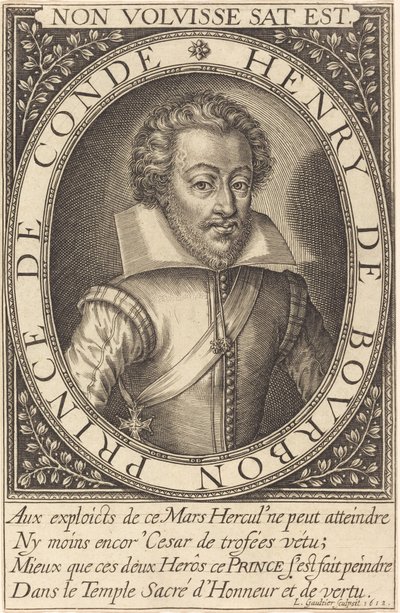 Henry de Bourbon, Conde hercege alkotó: Leonard Gaultier