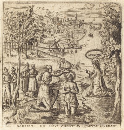 Krisztus keresztsége alkotó: Leonard Gaultier