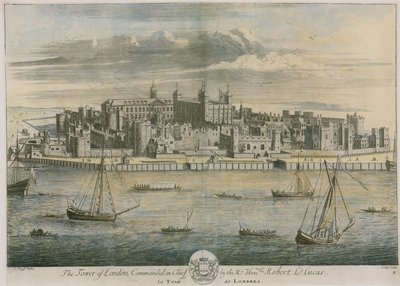 A londoni Tower főparancsnoka a jobboldal, tisztelt Robert Lucas alkotó: Leonard Knyff