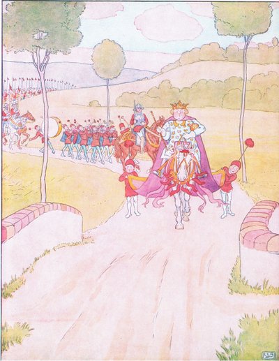 A király minden lova és minden embere, nem tudta újra összerakni Humpty-t. alkotó: Leonard Leslie Brooke
