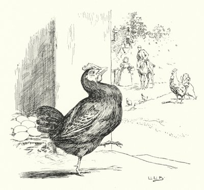 Higgly Piggly, az én fekete tyúkom (metszet) alkotó: Leonard Leslie Brooke