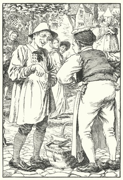 Egyszerű Simon (metszet) alkotó: Leonard Leslie Brooke