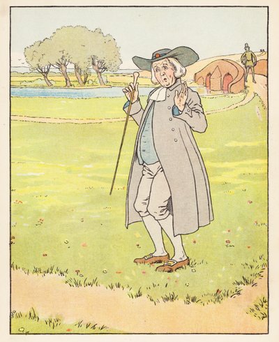 Az aranylúd (színes litográfia) alkotó: Leonard Leslie Brooke